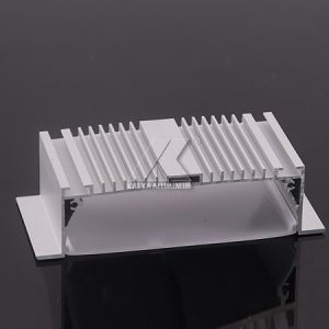 China Little Scratch LED Aluminium Profile T3-T8 Temple Big LED Bar 60-80um Powder Coating on sale