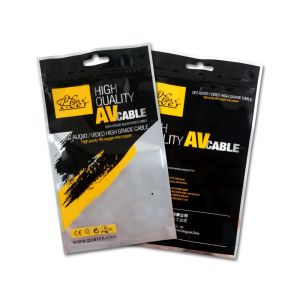 self adhesive sealing custom logo designs envelope plastic package bag with hole