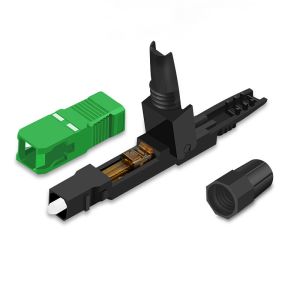 SC APC 60mm Fiber Optical FTTH Fiber Quick Connector