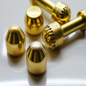 Precision CNC Stainless Steel Parts ±0.01mm Tolerance PVD Golden