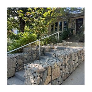 Stable Welded Gabion Retaining Wall for Soil Erosion Control and River