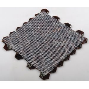 Agglomerate Mosaic Tile with Hexagon Shape