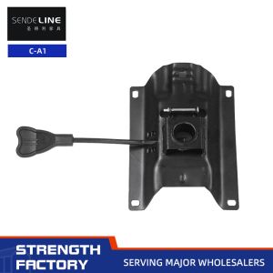 China Black Rotary Lift Office Chair Swivel Mechanism Height Adjustable Customized on sale