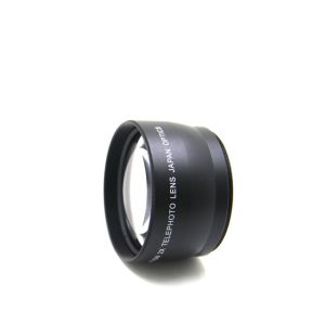 58mm 2x Professional Telephoto Lens Wide Angle Universal Clip On Kit External
