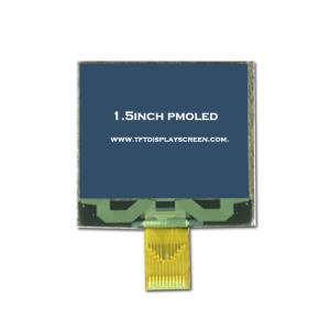 Cheap 128*128 Square Oled Display With I2C Interface 1.5 Inch Pmoled Screen Module for sale