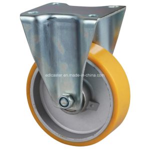 China Customization Edl Medium 5 300kg Rigid TPU Caster 6705-86A on sale