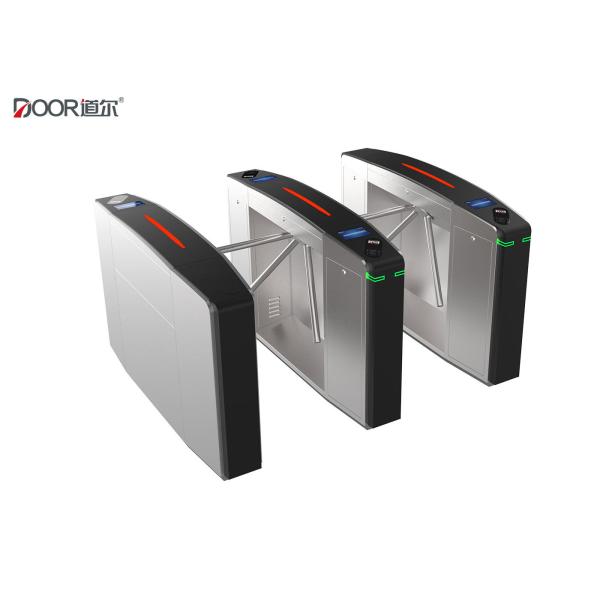 Intelligent Full Automatic Tripod Turnstile , Pedestrian Turnstile Gate Long