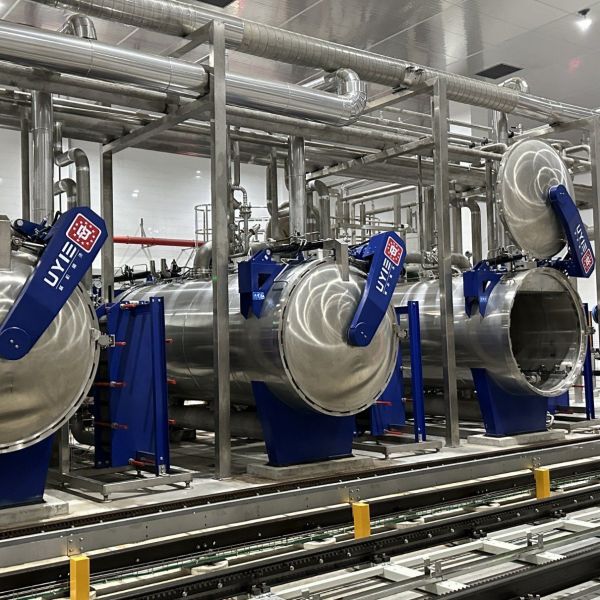 Quality Physical Sterilization Fully Automatic Beans Sterilizer Cans Sterilization With Shake Rotary Direct Principle Technology wholesale