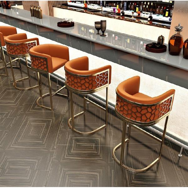 Quality High Rebound Sponge Stainless Steel Bar Stool With Arms wholesale