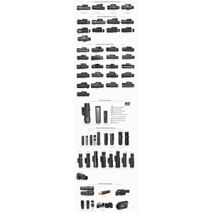 Adults 8-24x40 Zoom Monocular Telescope With Tripod Phone Holder