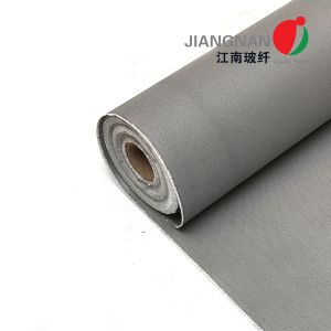 China Heavy Weight 0.8mm Heat Resistance Pu Coated Fiberglass Fabric Used For Air Distribution Ducts on sale