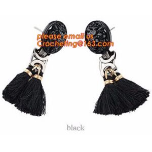 POLYESTER TASSEL, GARMENT ACCESSORIES, CURTAINS, TASSEL TRIM, FRINGE RIBBON