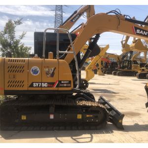 Second-hand SANY SY75C Pro Excavator Great Performance Hydraulic Construction