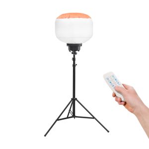 320W High Brightness Balloon Light Tower Lightweight Easy Quick Setup For