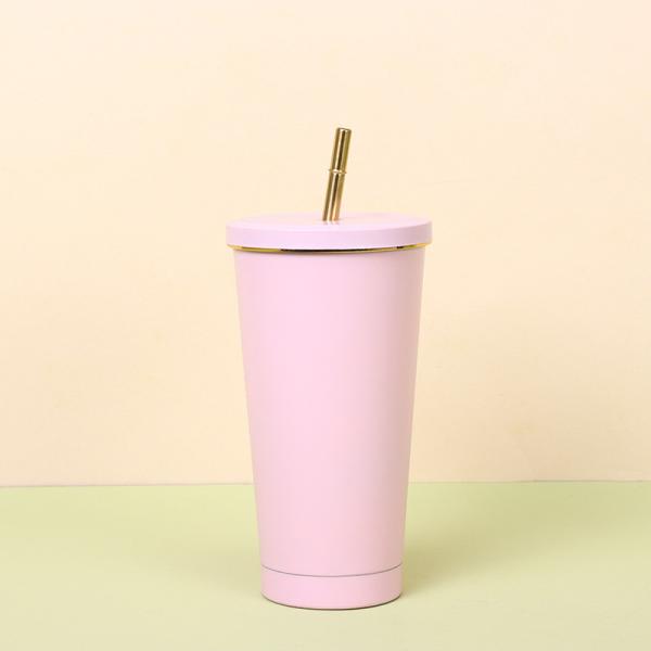 Quality Insulated Tumbler With Lid And Straw , Stainless Steel Vacuum Insulated Tumbler Eeps Cold For 24 Hours , 100% Leak Proof Fits In Car Cup Holder wholesale