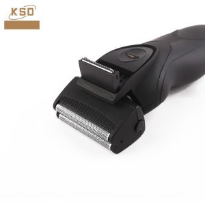 8h Charging Time OEM / ODM Flexible Head Double Blade Mini Electric Shaver