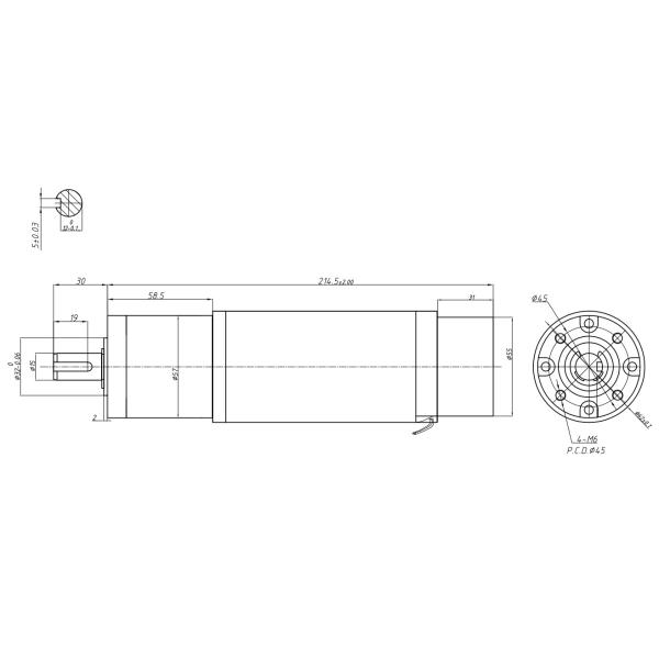 12V Brushed DC Gear Motor