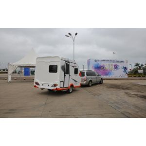 Customized Lightweight Camping Trailers With Independent Suspension Lifted Stage