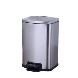 China 235x185x260mm 1.32 Gallon Miniature Metal Trash Can on sale