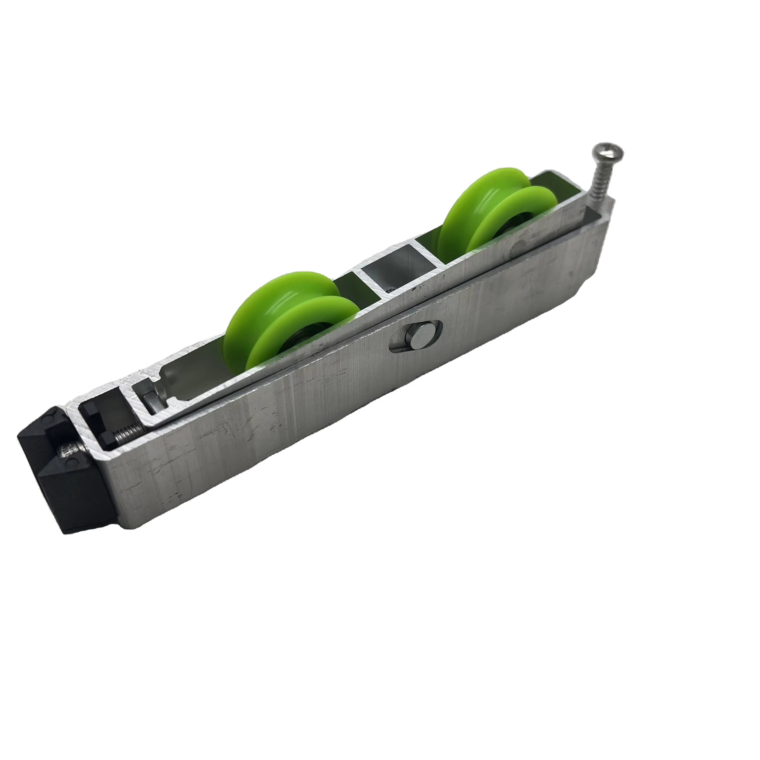 China 19mm and 22mm width Aluminum Housing Sliding Door Bottom Rollers Heavy Duty ODM on sale