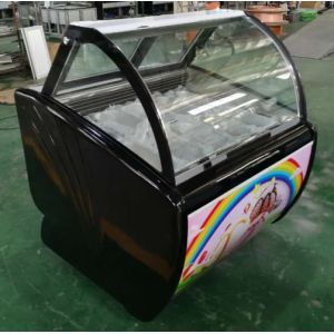 Danfoss Compressor 240L Store Ice Cream Display Cabinets