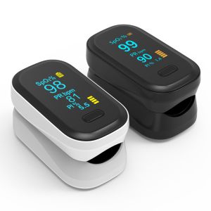ISO13485 Portable Medical Fingertip Pulse Oximeter With OLED Display