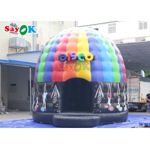 Tarpaulin Inflatable Air Tent With LED Light PVC Party Tent Advertising