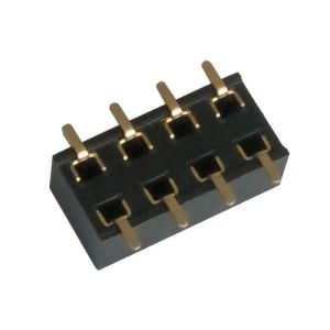 90 Degree Female Header 2.54 Mm Double Row SMT Surface Mount Pin Header