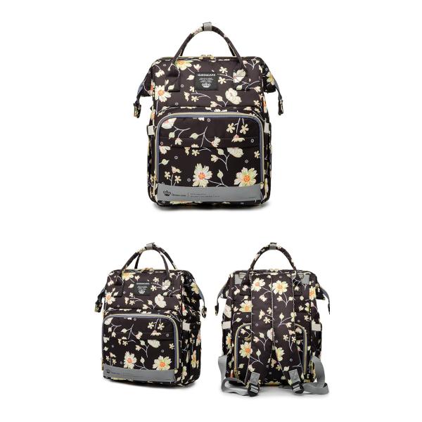 Factory Hot Sell Mommy Outdoor Travel Baby Diaper Bags Large Capacity with Kids Stroller Strap Backpack for Mom Mochila