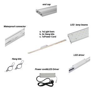 China 40W Full Spectrum 70.2μmol/s 660nm Led Grow Light Bar on sale