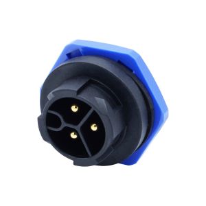 Cheap Male Rear Panel Mount Socket M20 Self-locking Waterproof LED IP67 Connectors for sale