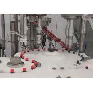 5ml-10ml Vial Filling Machine with ABB Motor Turntable Vial Loader and Thermal