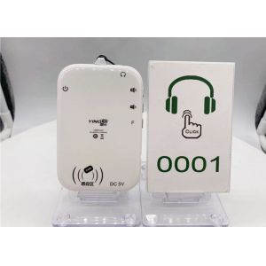 Ear Hanging Receiver Transmitter Audio Guide Device 8 Languages