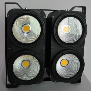 Free shipping CE UL High quality China 4x100W Warm White 400W DMX LED Blinder