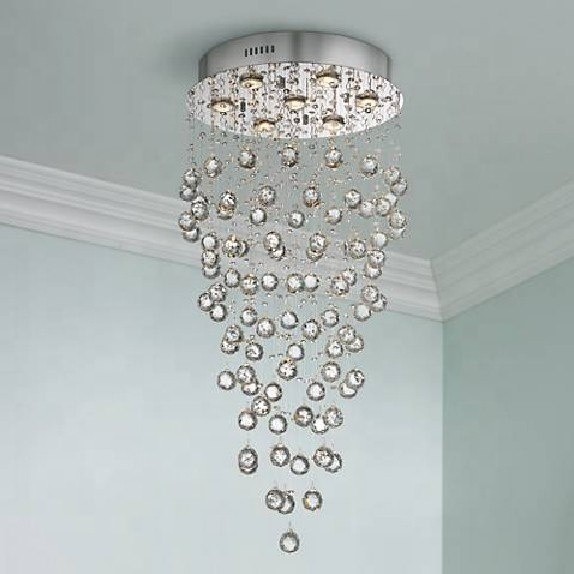 Quality Drop Crystal Ceiling Long Chandelier for Indoor home Lighting Fixtures (WH-CA-01) wholesale
