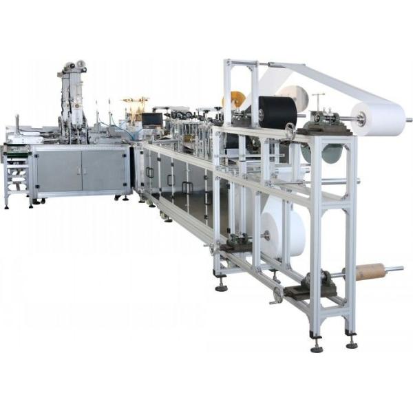 Servo Drive Mask Making Equipment , Automation Face Mask Maker Machine 220V /