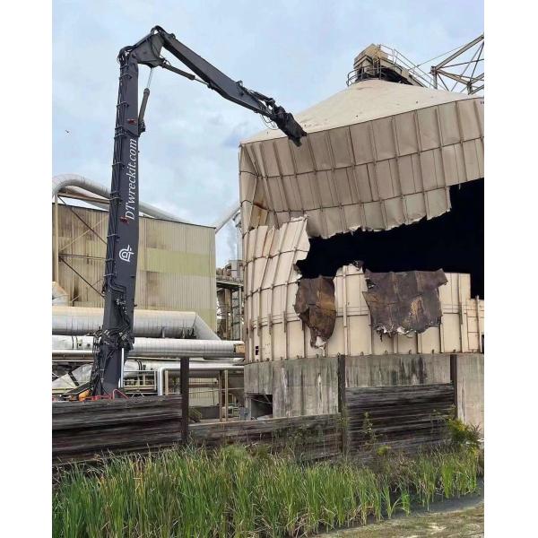 Quality Q355B Q690D High Reach 28m Long Reach Arm Demolition Boom For Excavators wholesale