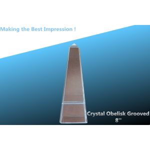 glass trophy/crystal obelisk/crystal awards