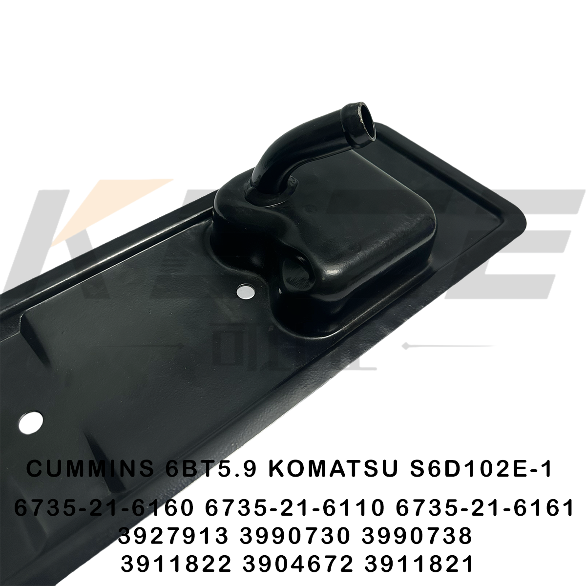 6735-21-6160 KOMATSU S6D102E-1 ENGINE COVER,PUSH ROD FOR CUMMINS 6BT5.9 ENGINE