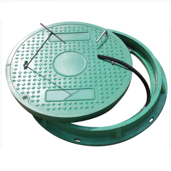 Quality Easy Installation Composite Manhole Cover High Load Capacity Up To 40 Tons Diameter 600mm wholesale
