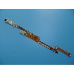 Double-sided flexible PCBs White coverlay Flex PCBs Cable Polyimide PCBs with