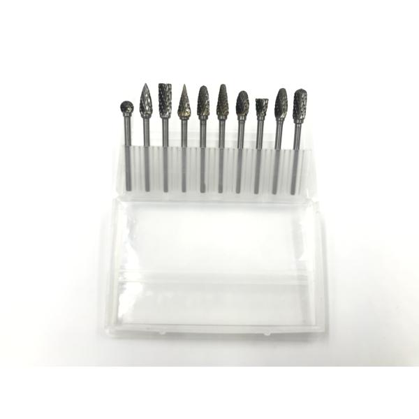 Double Cut Tungsten Carbide Burr Set High Strength 3*6mm Carbide Grinding Bits