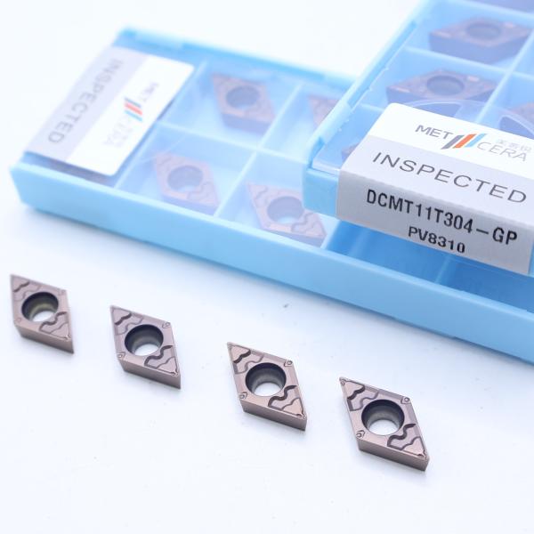 DCMT070204 DCMT11T304 Carbide Turning Inserts PVD Coated for External and