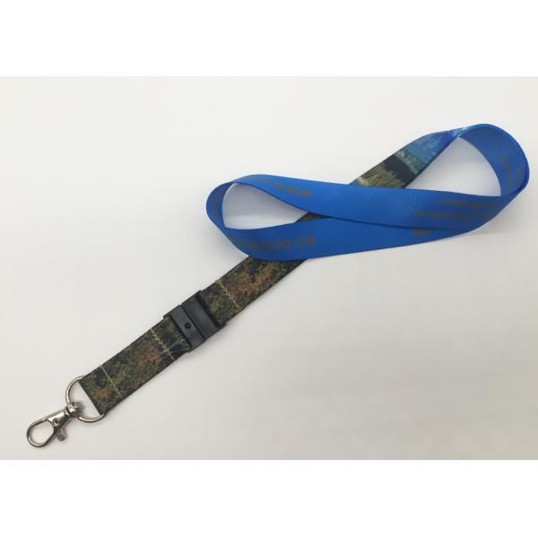 Quality personalized  polyester lanyards with Beautiful landscape with detachable buckle wholesale