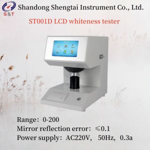 User Friendly Convenient LCD Whiteness Tester Has Memory Function