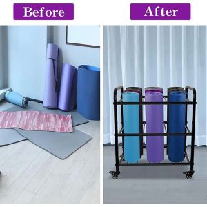 Yoga Mat Storage Shelf Rack Medium Duty Single Sided Customzied