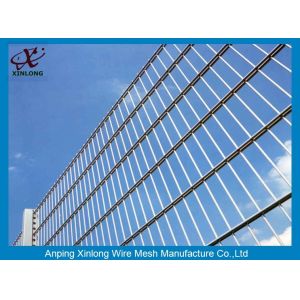 Galvanized Hot Dipped Double Wire Fence For Farm Rectangular Hole Shape