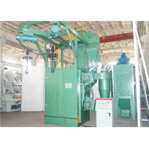 Double Spinner Hanger Shot Blasting Machine Aluminimum Casting High Efficiency
