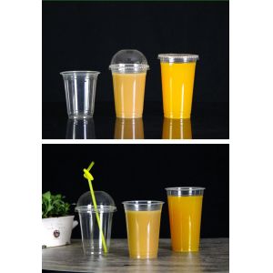 16 oz PLA Cups for Cold Beverages for Office & Hotel Use for Coffee Beer Pong
