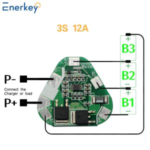 Electric Drill Ternary Lithium Battery BMS Board With Peak Starting Current 60A